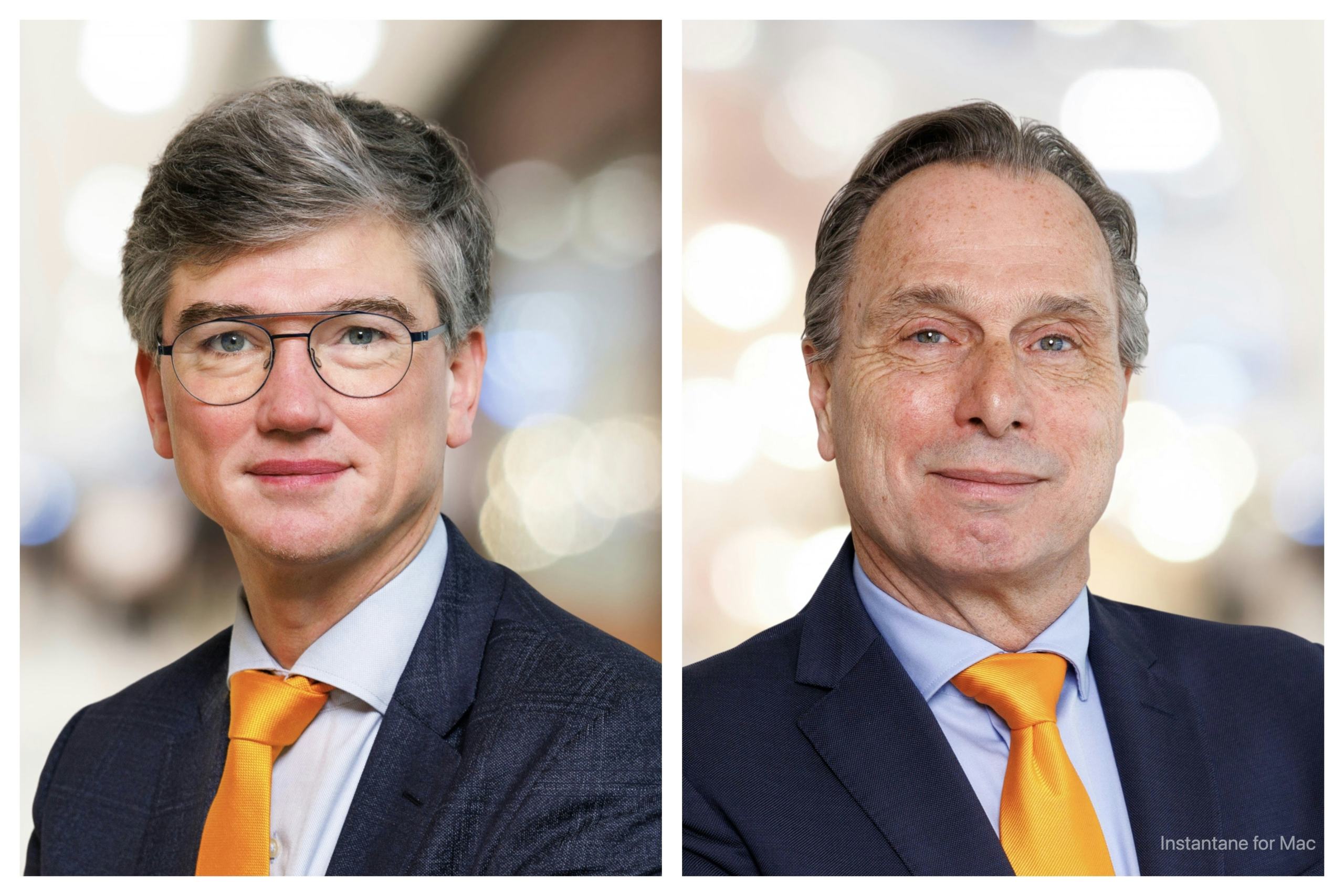 Paul Brons (l) en Albert van Haastrecht