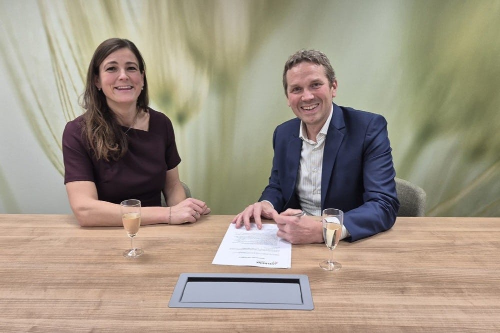 Nickie Levels (l) en Michiel van der Linde | Beeld: ASN Bank