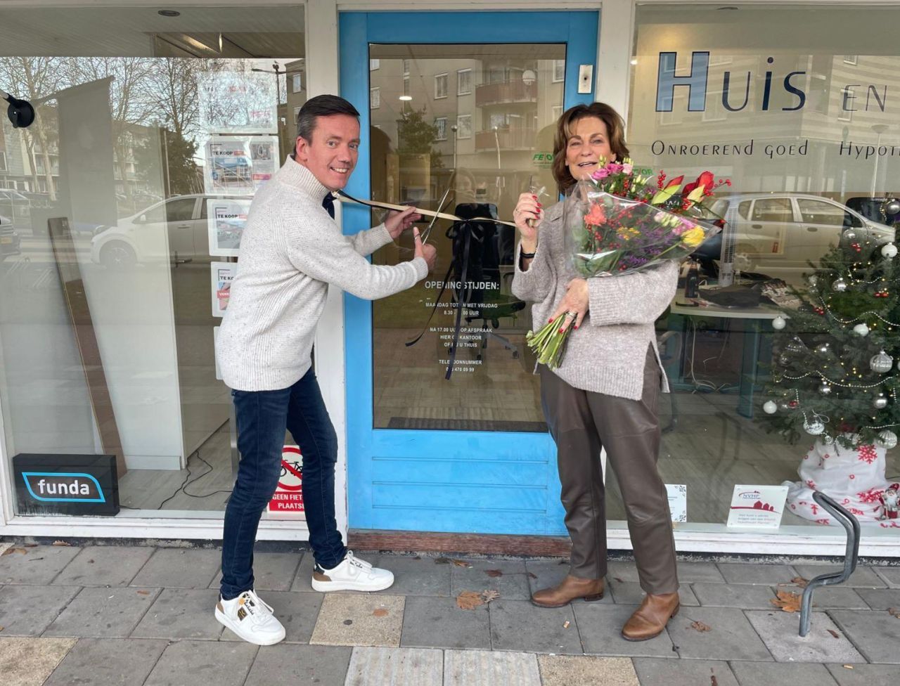 Anton van Houdt (Geldhuys Financiële Diensten) en Ellen de Beaufort (beeld: Geldhuys Financiële Diensten)