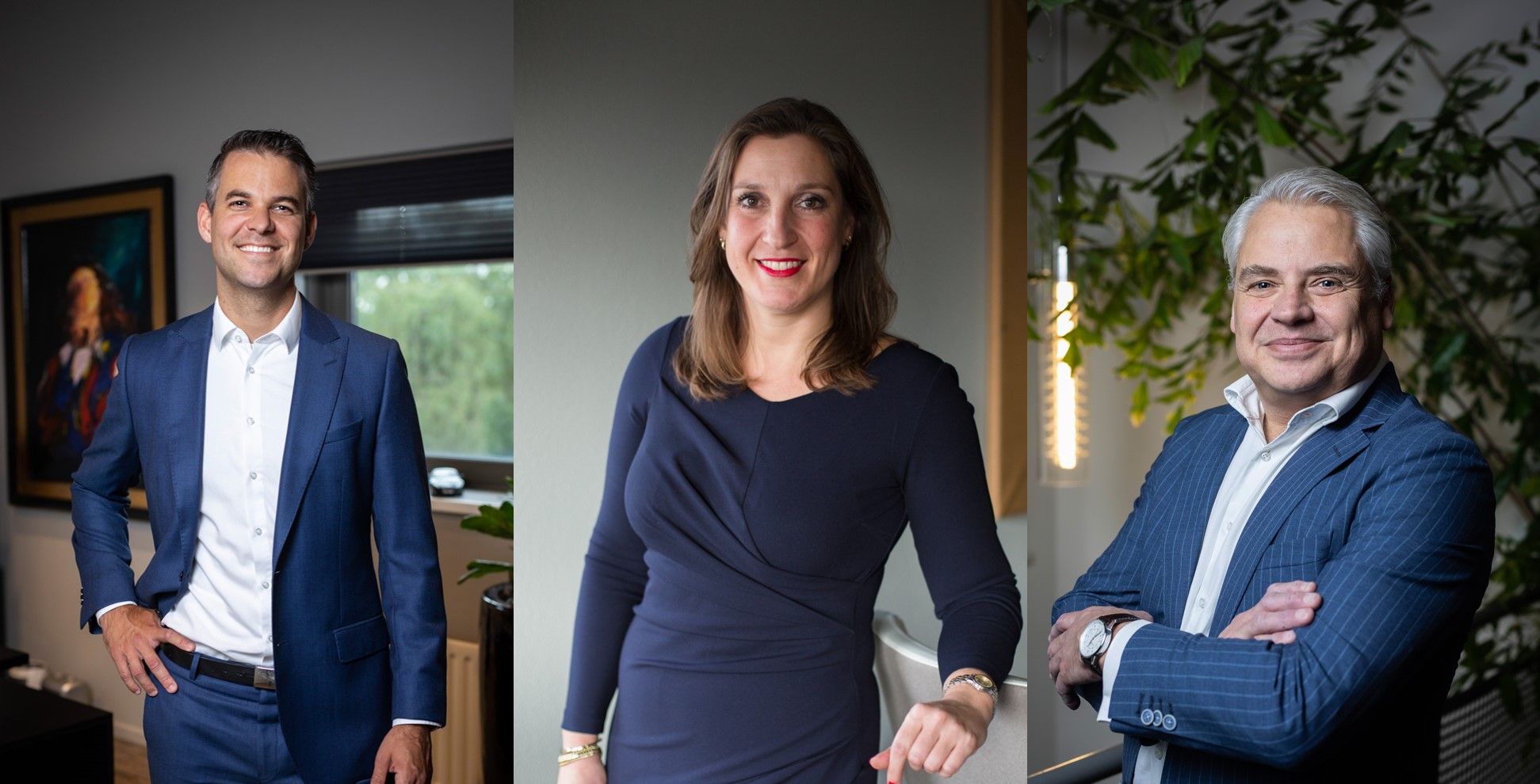 Van links naar rechts: Rick Kooij (CEO), Martine Deveneijns (COO) en Marc Vermeulen (CCO) | Beeld: Kröller Boom