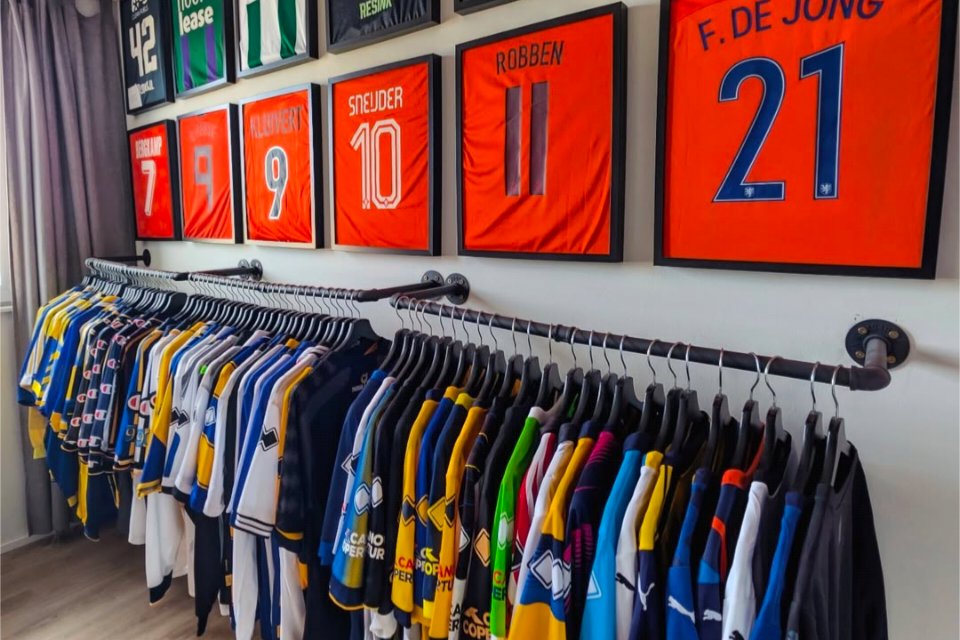 Een deel van de verzameling van Jorrit Kingma