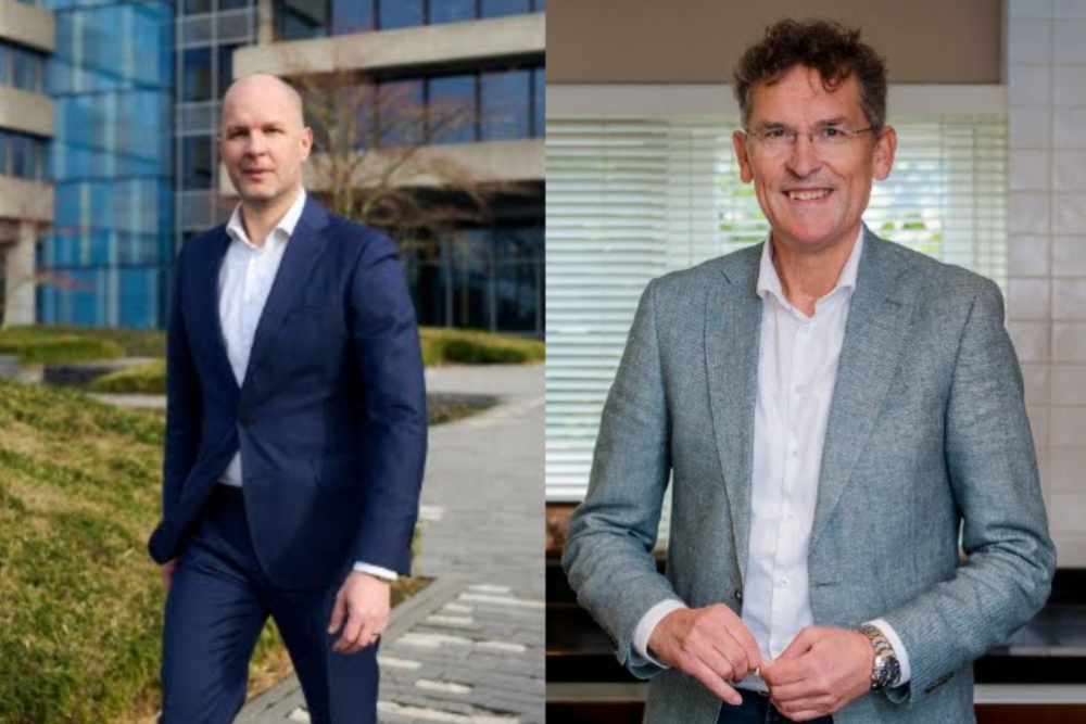 Rob Schormans (links) en Wim Koeleman