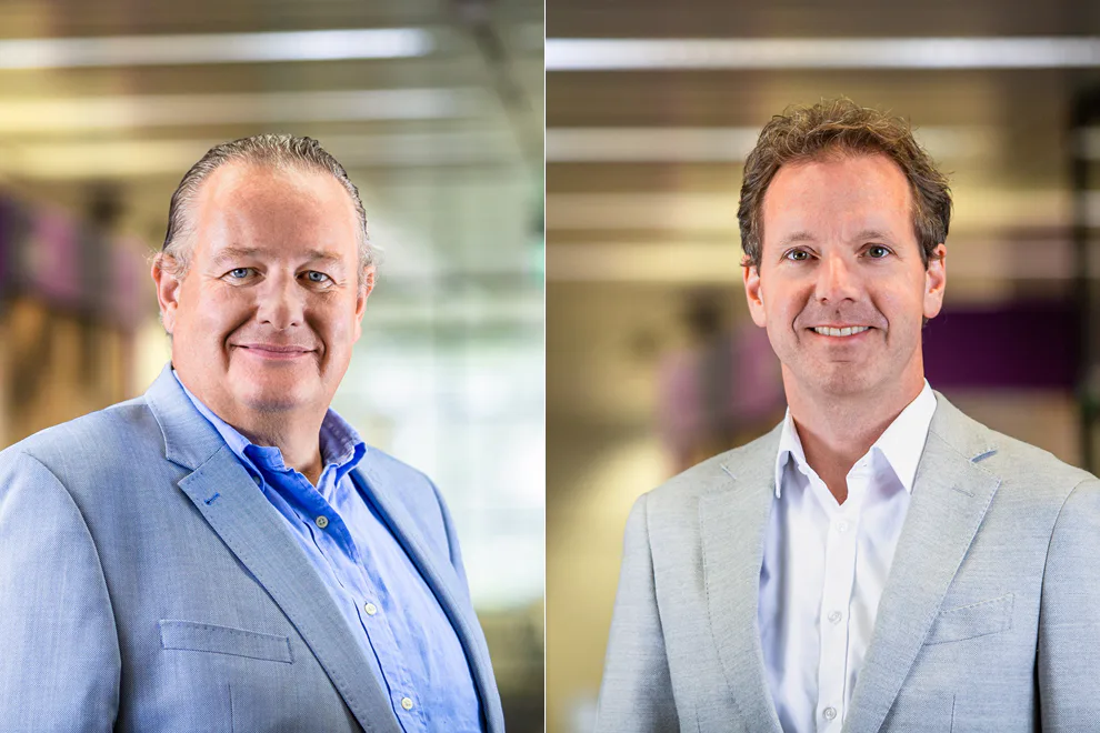 Geert Bouwmeester (l) en Pieter de Frel | Beeld: De Goudse