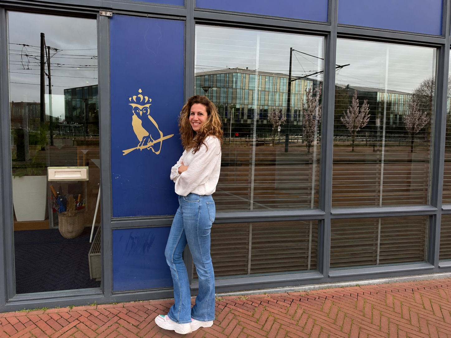 Vestigingsmanager Kelly de Bruyn bij pand in Delft (beeld: You Sure)