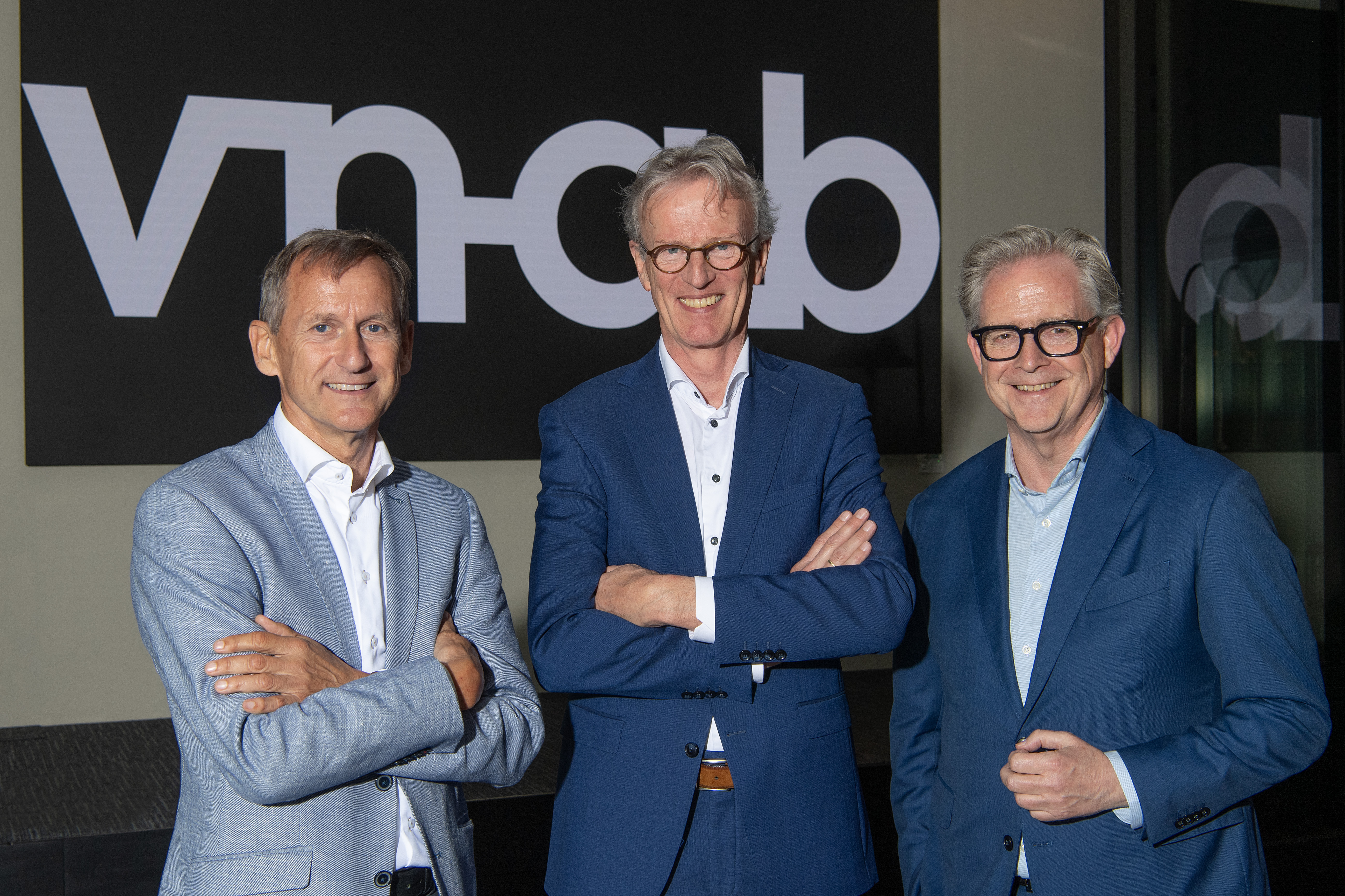Bestuur en directie VNAB. V.l.n.r.: Danny van der Eijk, Rien Nagel en Rob ter Mors | Foto Raphael Drent