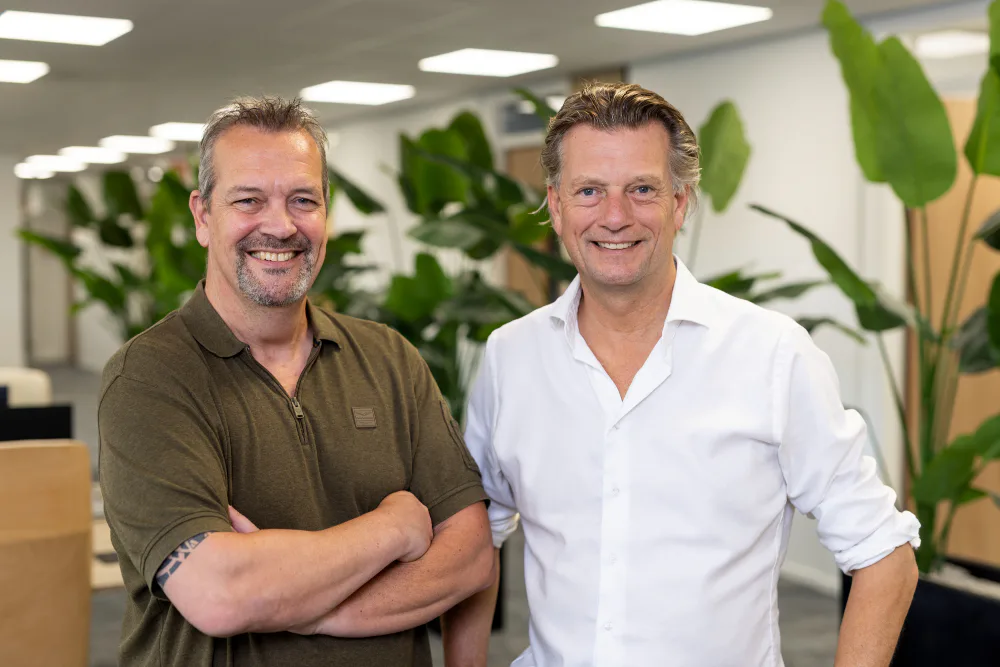 Rob Timmermans (links) en Ewald Bary