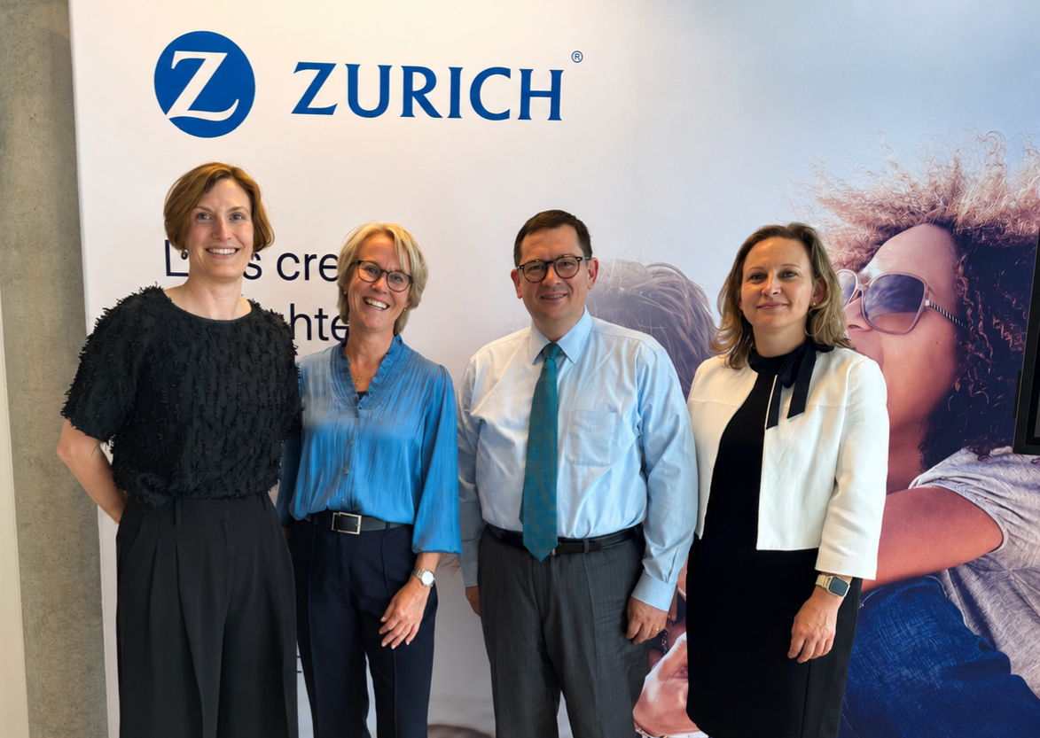 Vlnr: Marianne Hutchinson, Nicole Hollander, Xavier Nevez en Izabela Ortega Linares (beeld: TAF)