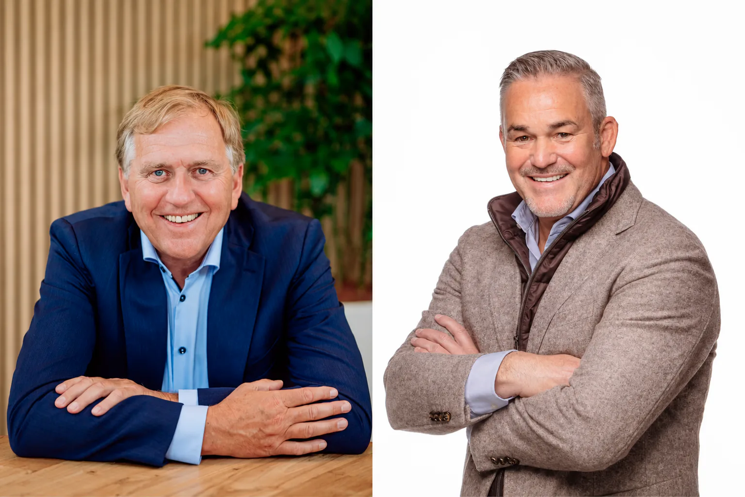 Sjoerd Laarberg (l) en Ger Knikman (r)