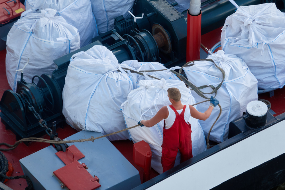 Afbeelding: sjorder aan het werk in Rotterdamse haven (Shutterstock).