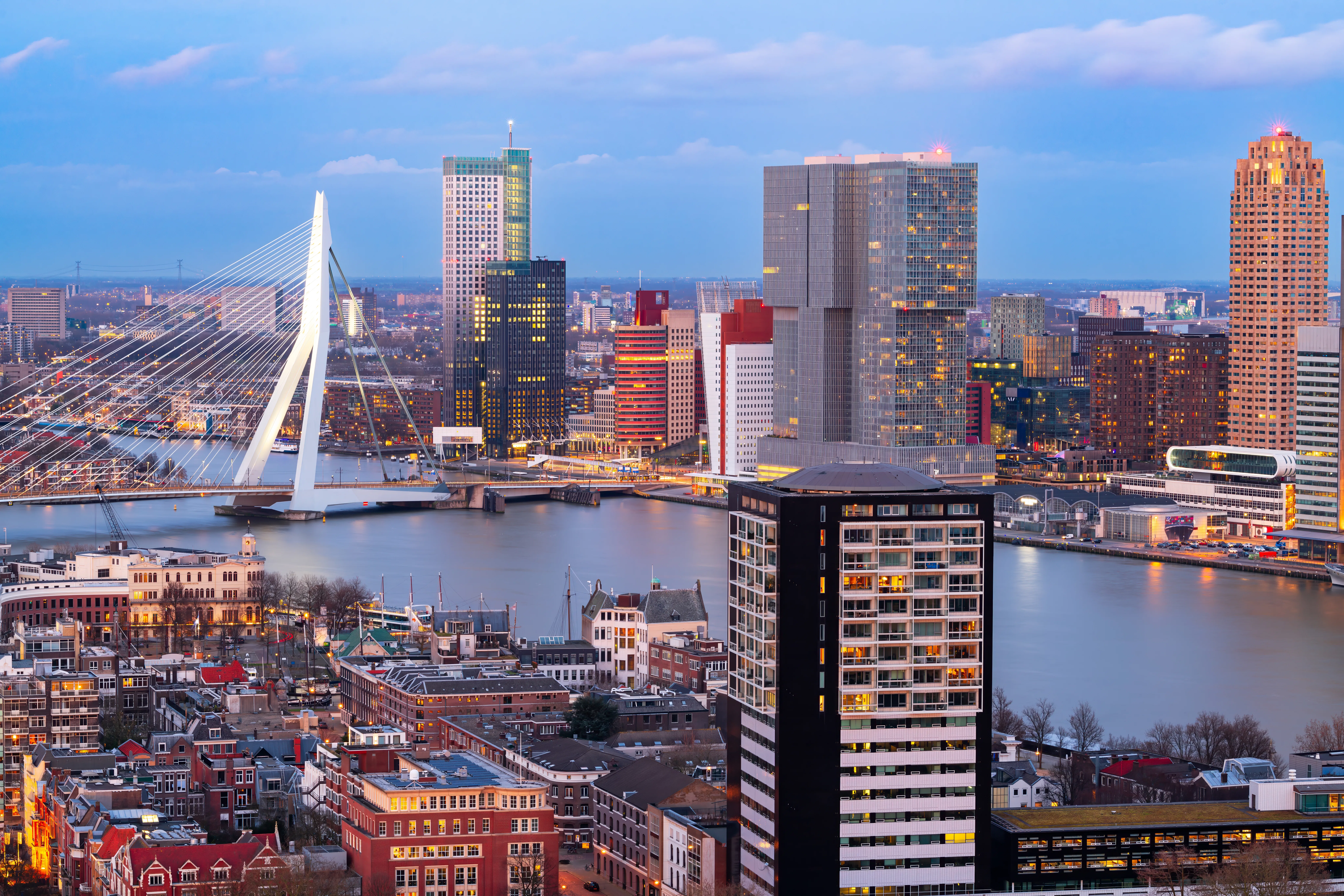 Skyline van Rotterdam (beeld: Shutterstock)