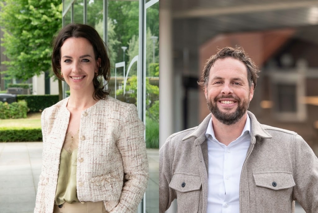 Sanne Geerts (l) en Tom Lentjes | Beeld: Adfiz