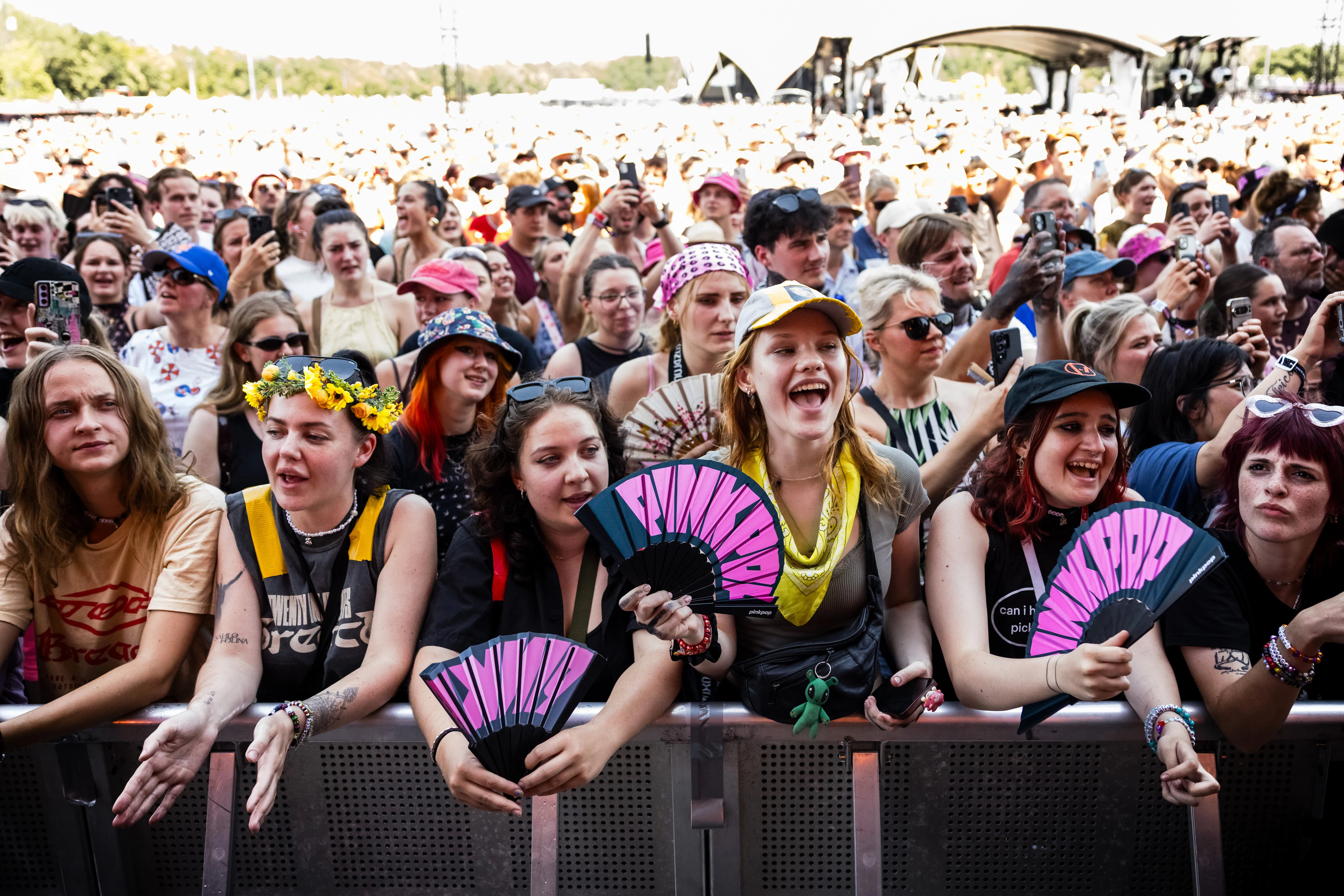 Uitstekend weer bij Pinkpop. Daar kon de organisator van Intents de afgelopen editie alleen maar van dromen. Foto: Rob Engelaar / ANP