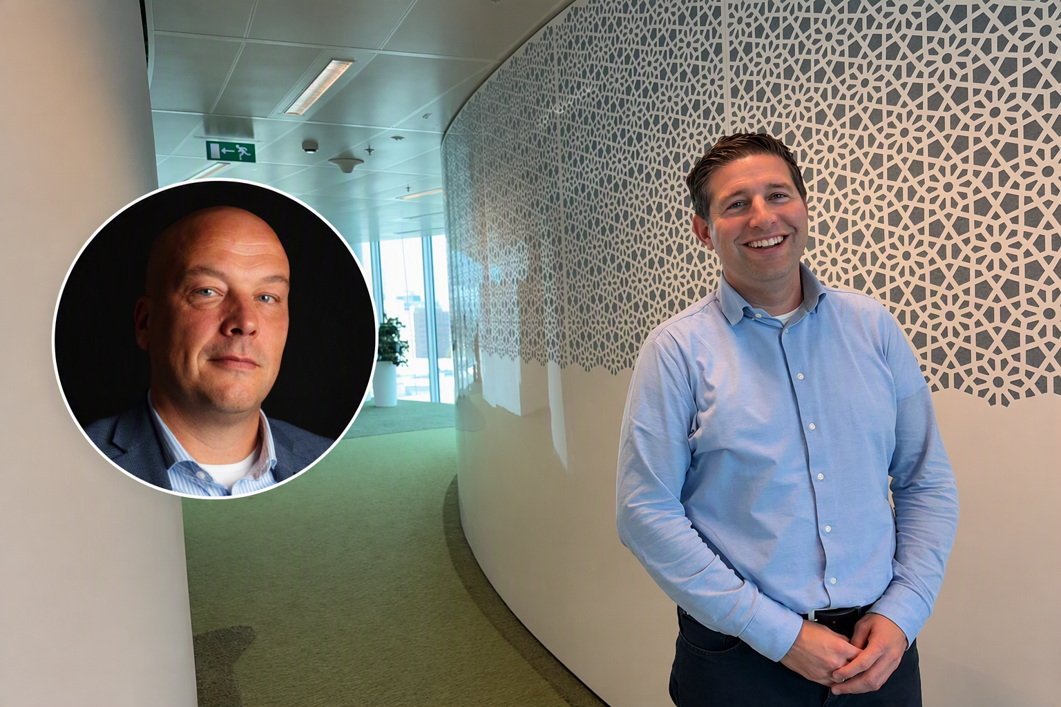 Joost Peters (links) en Gideon Pool van Rabobank: grote schades maken zichtbaar hoe belangrijk goed advies is.