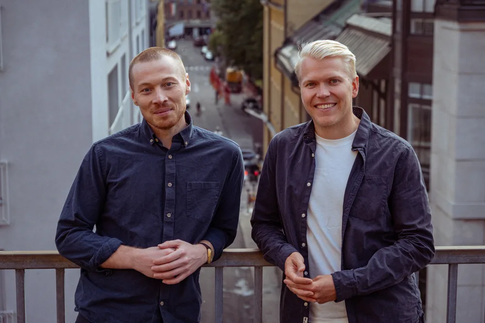 Josef Karakoca (r) en Valtteri Korkiakoski | Beeld: Solace Care